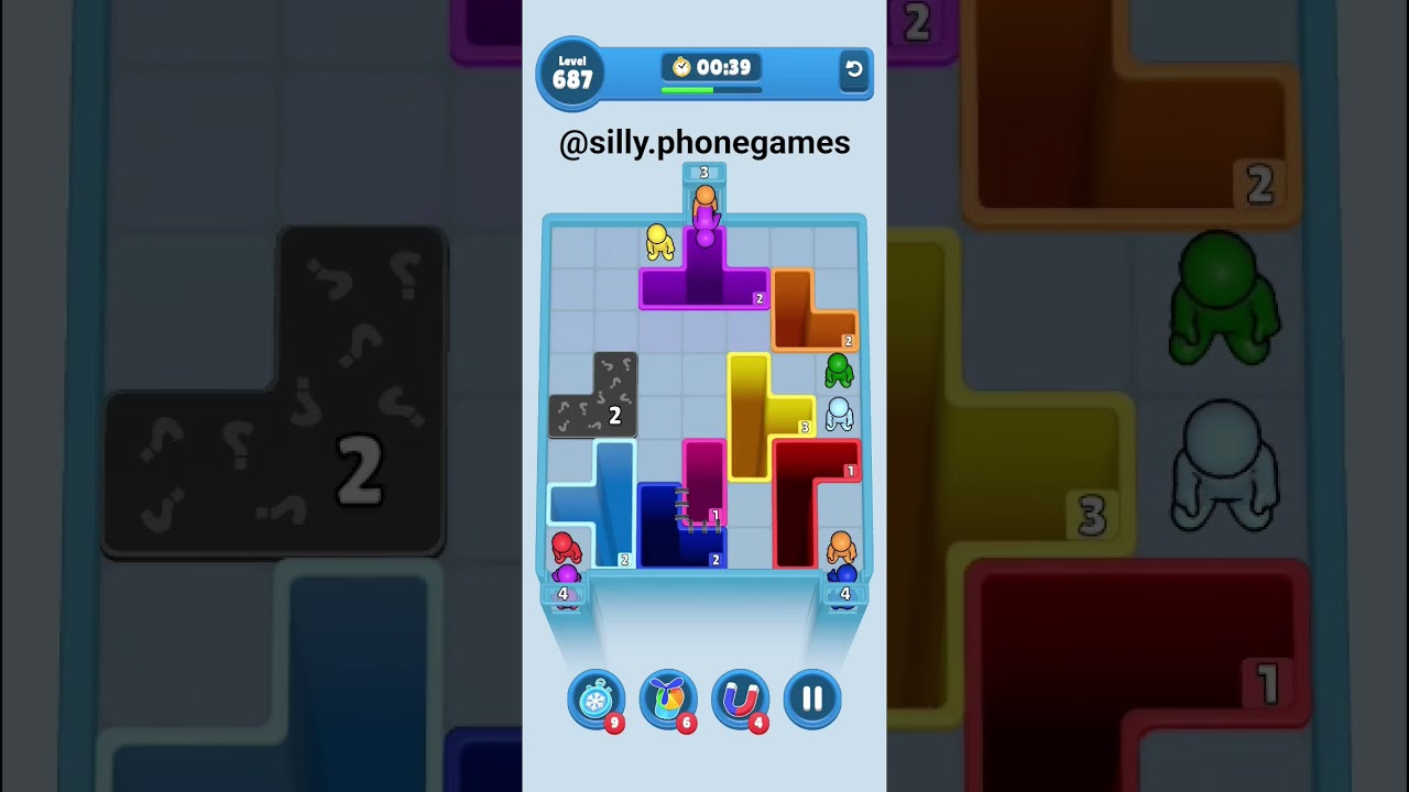 Drop Away Level 687 Walkthrough Solution