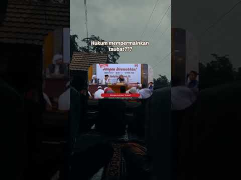 Hukum Mempermainkan Taubat?