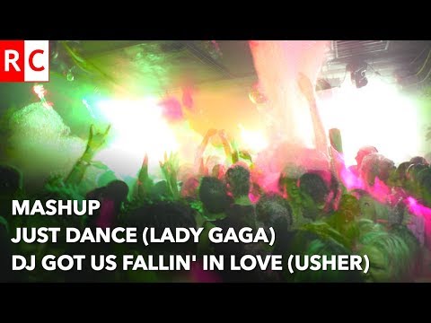 Usher VS Lady Gaga "DJ Got Us Falling in Love Again" VS "Just Dance" remix mashup
