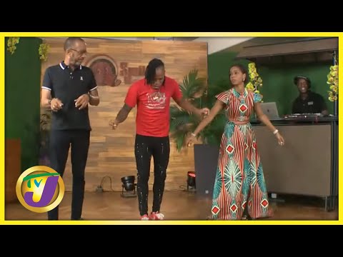Neville Bell vs Simone Clarke Cooper Ding Dong Dance Challenge with Sparta TVJ Smile Jamaica