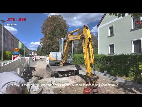 STB See - FlightView - Niesky - Erschließung Fernwärme grundhafter Ausbau Teilabschnitt Bahnhofstr.