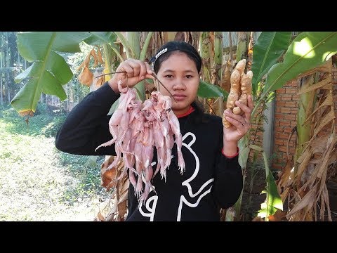 Awesome Cooking Fried Frog​​​ Delicious Recipe - Cook Fry Frog Recipes - Village Food Factory