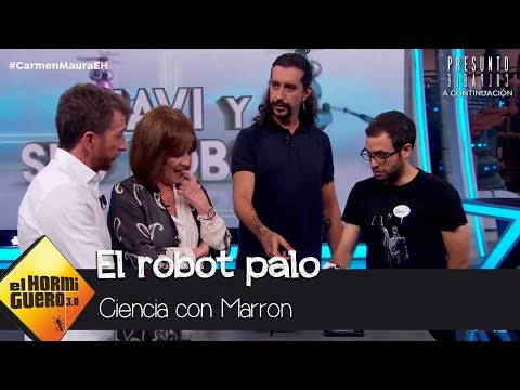 Marron sorprende a Carmen Maura con un robot de palo - El Hormiguero 3.0