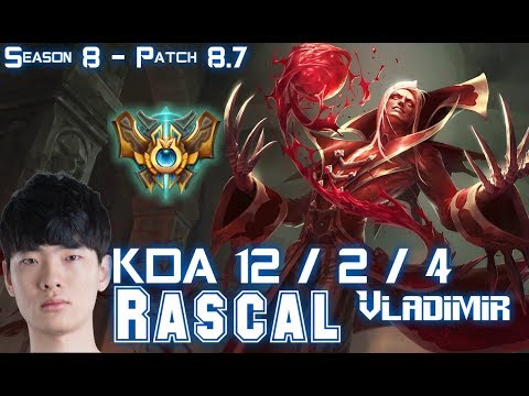 Rascal VLADIMIR vs GANGPLANK Top - Patch 8.7 KR Ranked