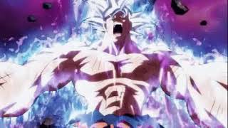 Goku going Ultra Instinct, but with Taz the Tasmanian Devil sound.