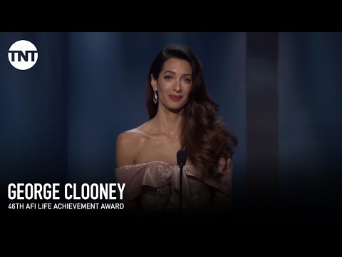 Amal Clooney Tribute to George | AFI 2018 | TNT