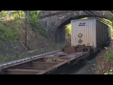 Treno merci e191 035 mrce vectron tec,succursale Giovi,Trains hunter,trainspotting,Ceranesi,railways