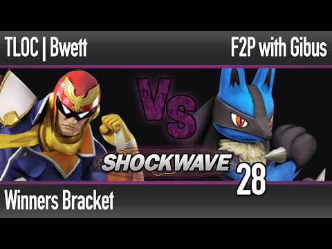 SW 28 Wii U - TLOC | Bwett (C Falcon) vs F2P with Gibus (Lucario, Greninja) - Winners Bracket