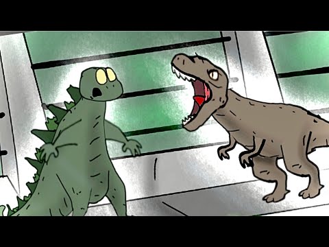 GODZILLA vs MONKEY - Part 6 (Jurassic Park )