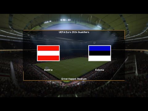 ⚽ Austria vs Estonia ⚽ | UEFA Euro 2024 Qualifiers (27/03/2023) | PES 2021