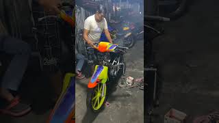 Download lagu Cek sound Suzuki Satria R120 Underbound Renyah Sekali Suaranya mp3