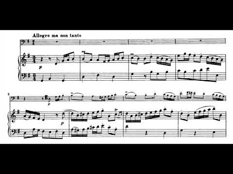Bach - Viola da Gamba Sonata No.1 in G major (piano accompaniment)