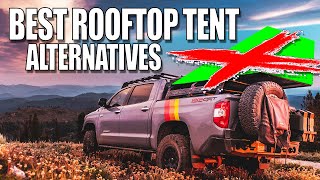BETTER Than a Roof Top Tent? Budget Overland Truck Camping Alternatives - Darche Swag Dirty Dee