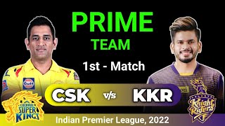 CSK vs KOL Dream11 Team | Chennai Super Kings vs Kolkata knight riders IPL 2022 Status | CSK vs KKR