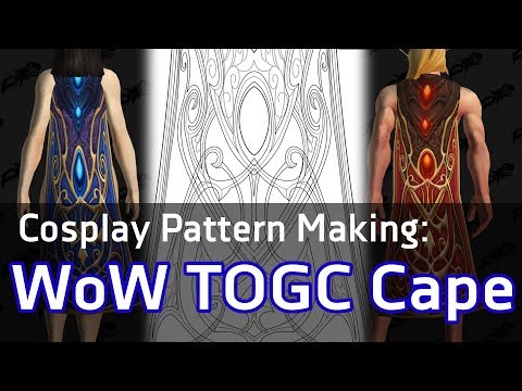 [Cosplay Pattern Timelapse] Trial of the Grand Crusader TOGC Cape - World of Warcraft