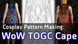 [Cosplay Pattern Timelapse] Trial of the Grand Crusader TOGC Cape - World of Warcraft