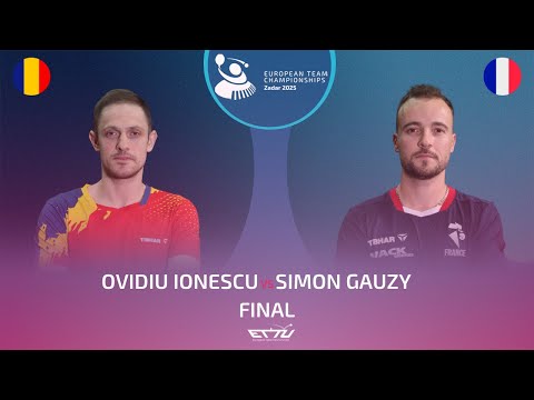 OVIDIU IONESCU (ROU) vs SIMON GAUZY (FRA) | European Championships - Final | Highlights