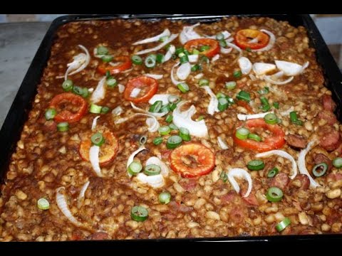 HOW TO MAKE BBQ BAKED BEANS FROM SCRATCH/AMERICAN BEANS RECIPE