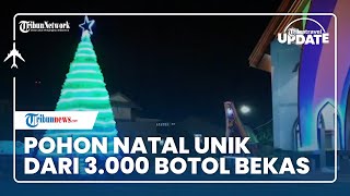 Pohon Natal Unik di Gereja Toraja Jemaat Sion, Terbuat dari 3.000 Botol Bekas & Tinggi 10 Meter