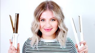 Flat Iron Vs Curling Iron - NEW Kristin Ess (24 hour wear te