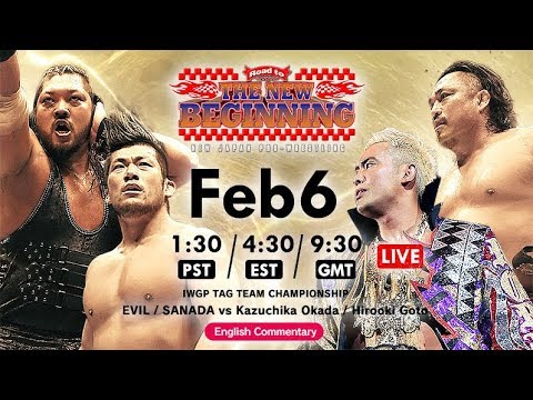 NJPW Road To The New Beginning Day 7 Quick Results (2/6), IWGP Heavyweight Tag Team Titles On The Line