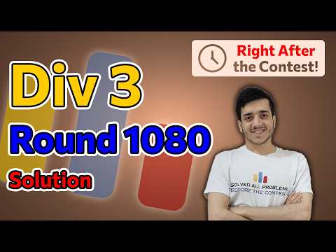 Codeforces Round 1080 (Div. 3) | Solutions by Arpa