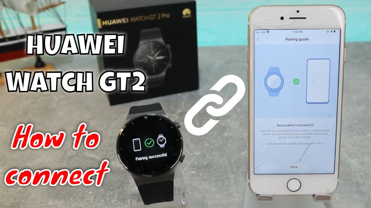 How to connect Huawai Watch GT 2 Pro with iPhone with Huawai Health IOS App