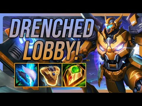 DRENCHED LOBBY! Xing Tian Support Gameplay - SMITE