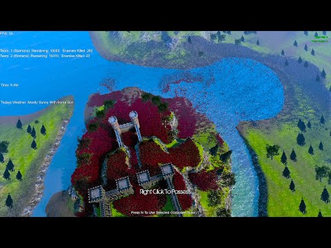 Ancient Medieval Army Lays Siege to Spartans Castle UEBS