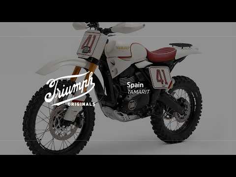 Triumph Originals 2026: La creación final de Tamarit Motorcycles, España