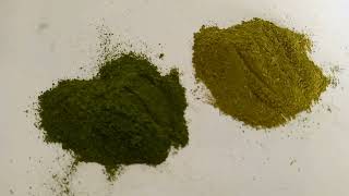 Moringa Powder Comparison between Shade dried Moringa and Sun Dried Moringa Leaves (SHEDWARS22SH)G