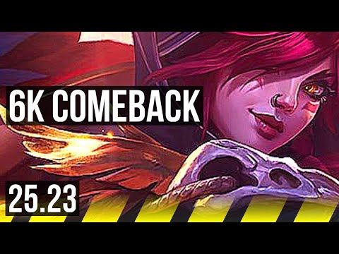 XAYAH & Blitzcrank vs MISS FORTUNE & Pyke (ADC) | 6k comeback | KR Grandmaster | 25.23