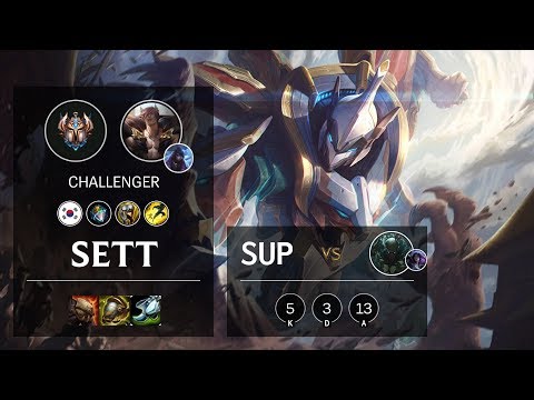 Sett Support vs Pyke - KR Challenger Patch 10.9