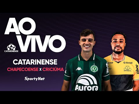 AO VIVO E COM IMAGENS: CHAPECOENSE X CRICIÚMA | QUARTAS - VOLTA | CAMPEONATO CATARINENSE