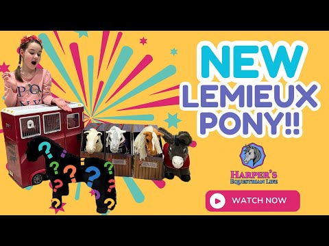 🌟 NEW Mini LeMieux Toy Pony Arrives! 🚛🐴 | Name Reveal & Pony Fun! 🌟