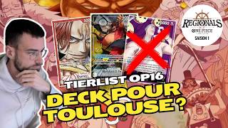 Tierlist OP16 en cours + mes pistes pour le Régional de Toulouse | One Piece TCG FR