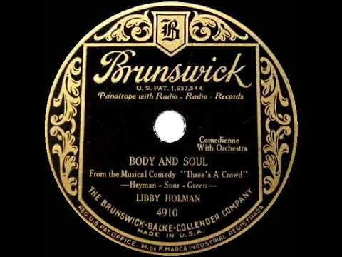 1930 HITS ARCHIVE: Body And Soul - Libby Holman