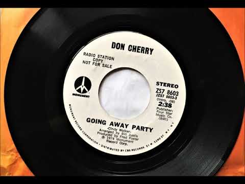 Thumbnail for Going Away Party , Don Cherry , 1974 by Cindy Walker, Cher