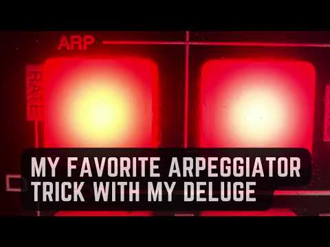 My favorite arpeggiator trick with my Deluge & Jam with this effect