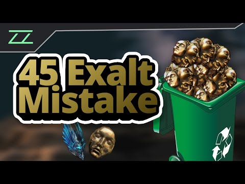 Deleting 45 Exalts in 1 Divine Orb - Path of Exile