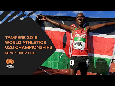 Men's 10,000m Final - World Athletics U20 Championships Tampere 2018