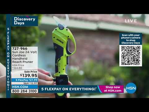 Sun Joe 24Volt Cordless Handheld Reach Pruner