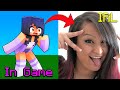 Aphmau Minecraft Characters In Real Life - Minecraft vs Real Life Crew