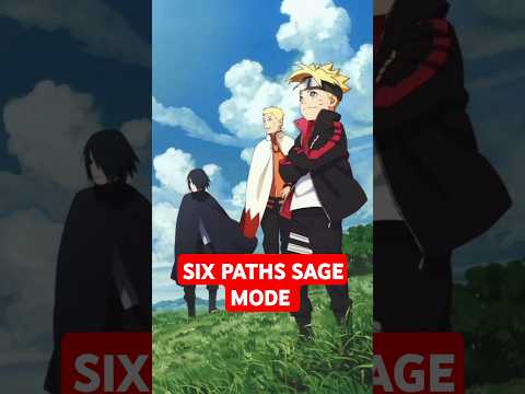 Naruto can use Six Paths Sage Mode even after Kurama's death #Naruto #boruto #kurama #shorts #anime