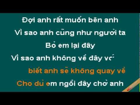 Gio O Dau Em Cung Thay Anh Karaoke - Minh Hằng - CaoCuongPro