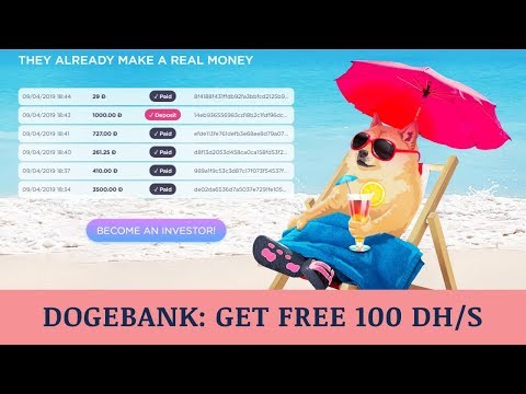 DogeBank.io отзывы 2019, mmgp, обзор, Dogecoin Cloud Mining, get Free BONUS 100 Dhs