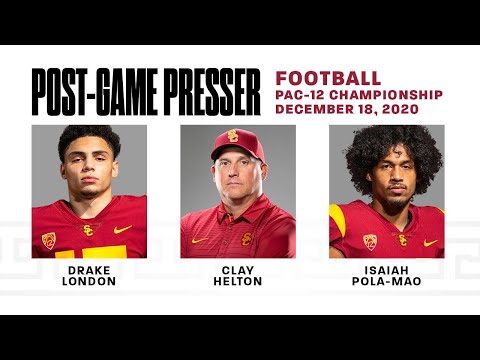USC Football - Pac-12 Championship Postgame Press Conference