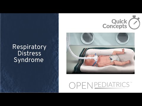 Respiratory Distress Syndrome ‌by M. Connelly, A. Erickson, L. Rubin‌ | OPENPediatrics