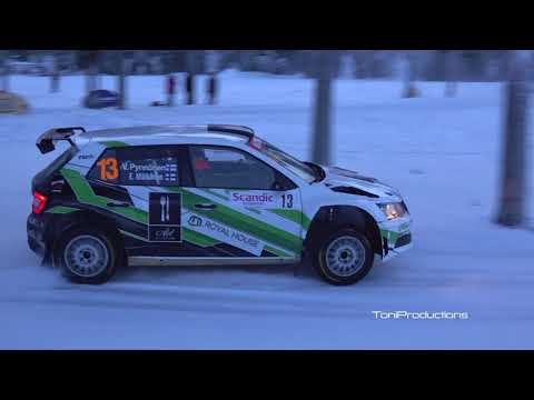 Kooste Arctic Lapland Rally 2020 | Ville Pynnönen & Enni Mälkönen, Skoda Fabia R5