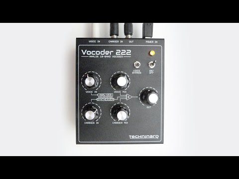 Demo of the Vocoder 222